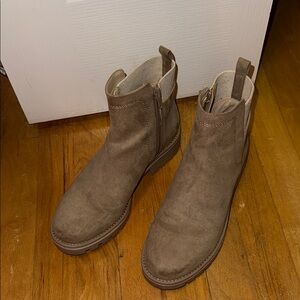 Tan Suede Ankle Boots